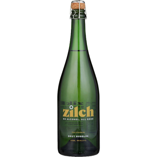 Zilch Sparkling White California Non Alcoholic - 750ML