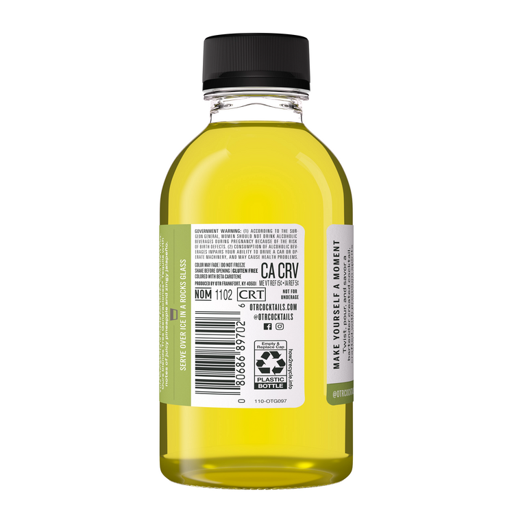 Otr-On The Rocks The Jalapeno Pineapple Margarita Tres Generaciones 40 - 200ML - Back