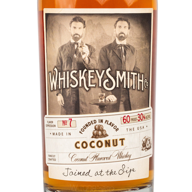 Whiskeysmith Coconut Flavored Whiskey 60 - 750ML - Front Label