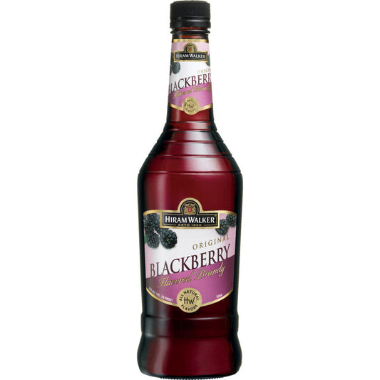 Hiram Walker Blackberry Flavored Brandy 70 - 750ML - Front