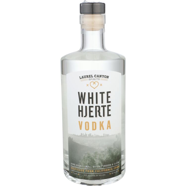 White Hjerte Vodka Small Batch 80 - 750ML - Front