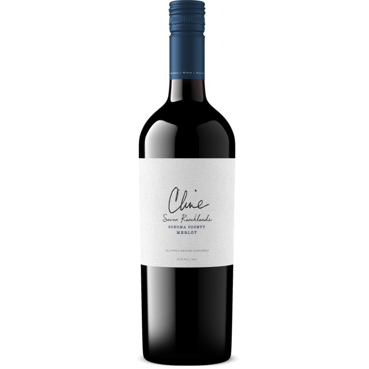 Cline Merlot Seven Ranchlands Sonoma County 2023 - 750ML - Front