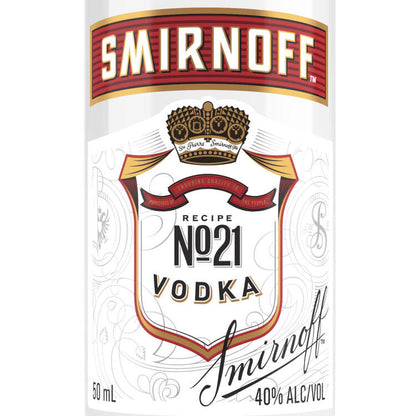 Smirnoff Vodka No. 21 80 - 50ML - Front Label