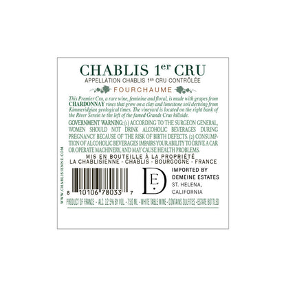 La Chablisienne Chablis Fourchaume Premier Cru 2020 - 750ML