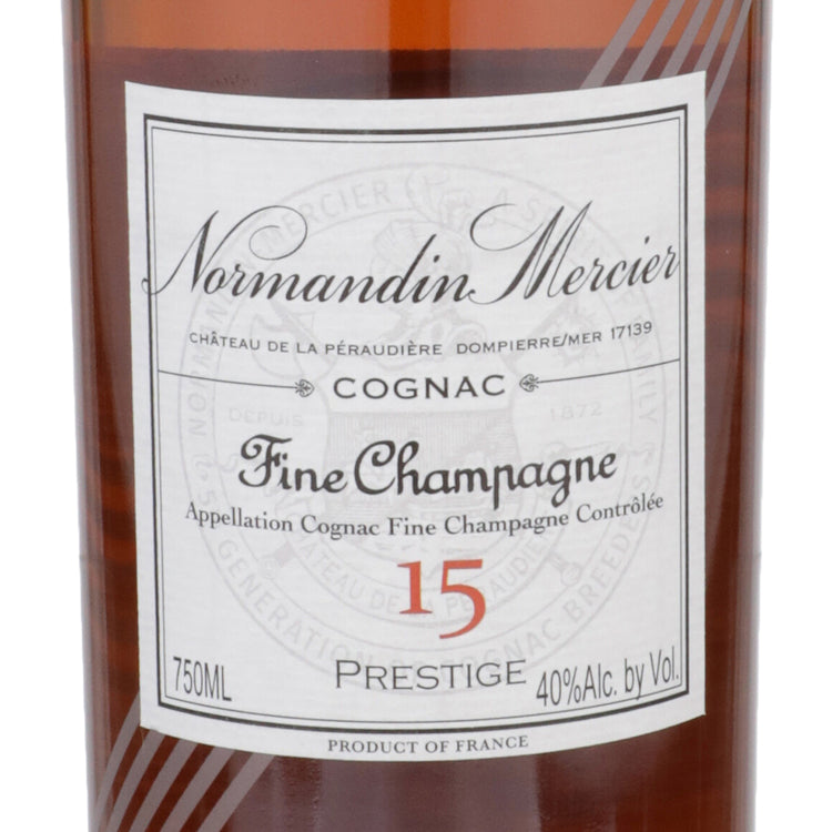 Normandin Mercier Fine Champagne Cognac Prestige 80 - 750ML - Front Label
