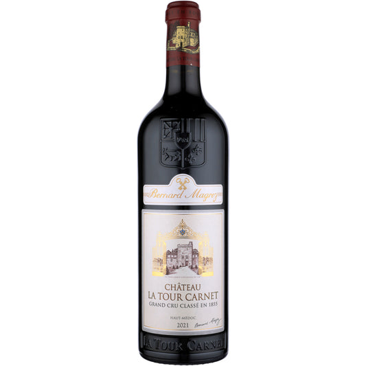 Chateau La Tour Carnet Haut Medoc 2021 Wood Box - 750ML - Front