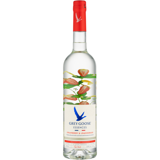 Grey Goose Strawberry & Lemongrass Flavored Vodka Essences 60 - 750ML