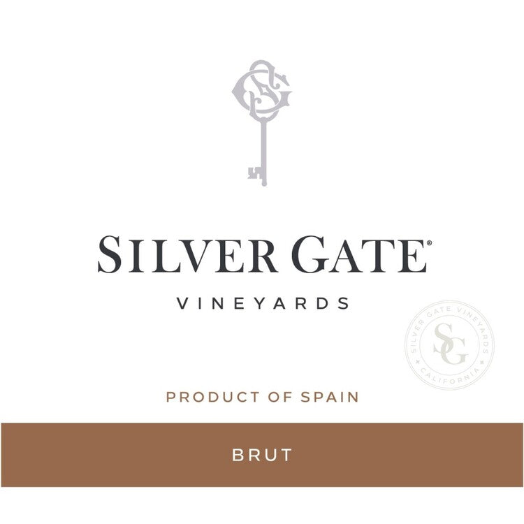 Silver Gate Vineyards Brut Spain - 750ML - Front Label