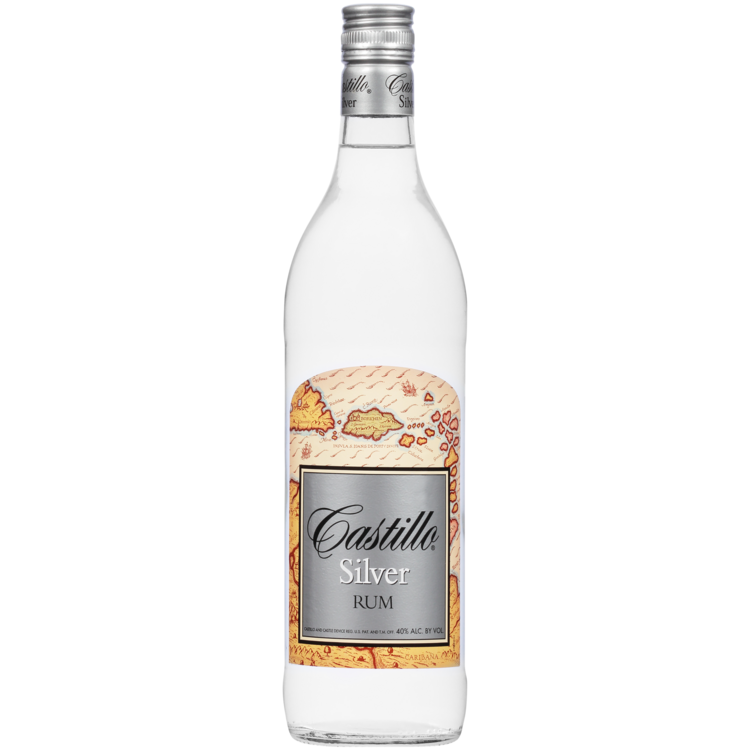Castillo Silver Rum 80 - 750ML - Front