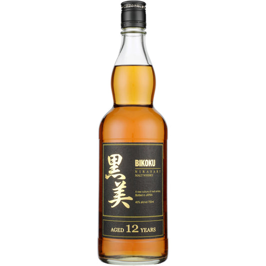 Bikoku Single Malt Whisky Nirasaki 12 Yr 80 - 750ML - Front