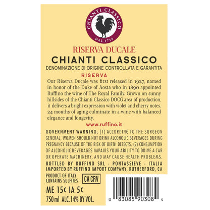 Ruffino Chianti Classico Riserva Ducale 2021 - 750ML