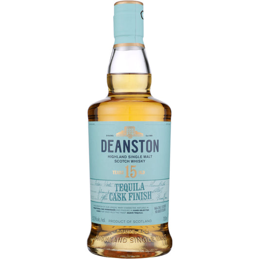 Deanston Single Malt Scotch Tequila Cask Finish 15 Yr 105 - 700ML - Front