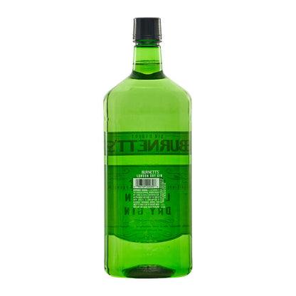 Burnett's London Dry Gin 80 - 1.75L - Back