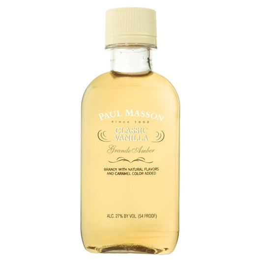 Paul Masson Vanilla Flavored Brandy Grande Amber Classic 54 - 100ML - Front
