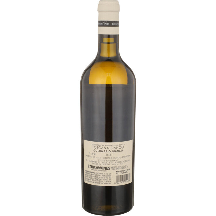 Colombaio Di Cencio Toscana Bianco 2021 - 750ML - Back