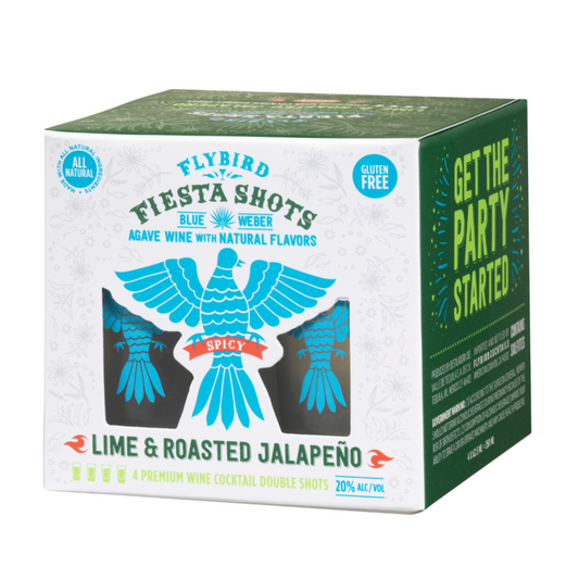 Flybird Lime & Roasted Jalapeno Fiesta Shots Wine Based Cocktail - 62.5M - Front