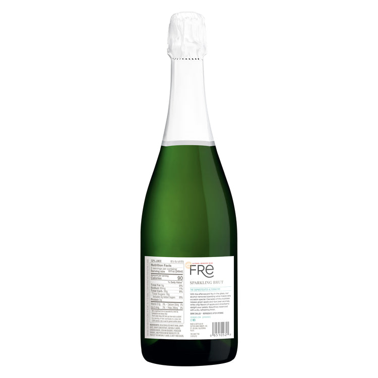 Fre Sparkling Brut Alcohol Removed - 750ML - Back