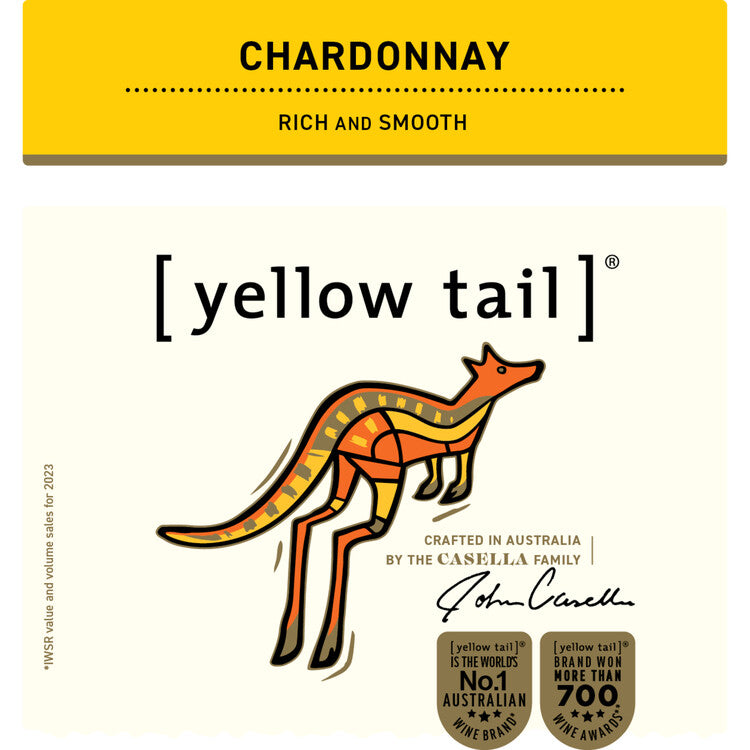 Yellow Tail Chardonnay South Eastern Australia - 750ML - Front Label