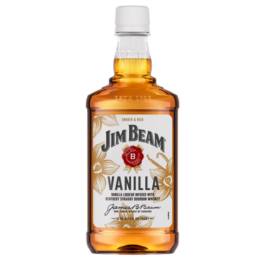 Jim Beam Vanilla Flavored Whiskey 65 - 375ML - Front