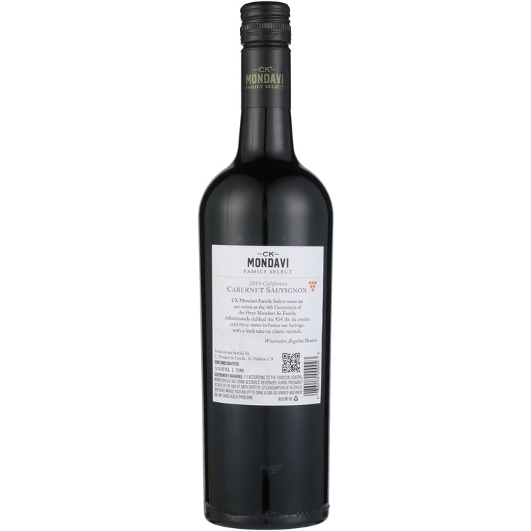 Ck Mondavi Cabernet Sauvignon G4 Oak Aged Family Select California - 750ML