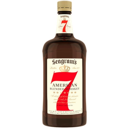 Seagram's Blended American Whiskey 7 Crown 80 - 1.75L - Front