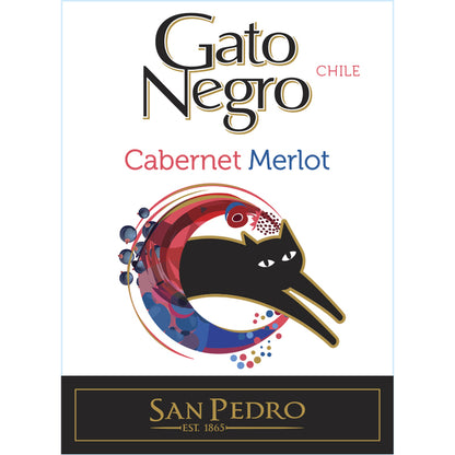 Gato Negro Cabernet Sauvignon/Merlot Central Valley - 750ML - Front Label