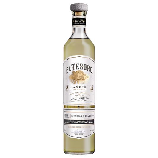 El Tesoro Tequila Anejo Mundial Collection Aged In Knob Creek El Tesor - 750ML - Front