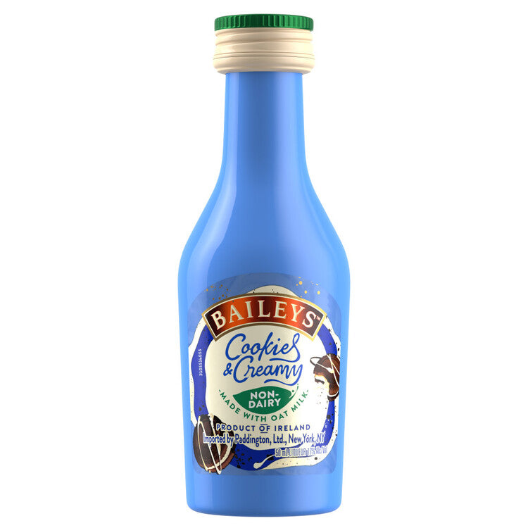 Baileys Cream Liqueur Cookie & Cream Non-Dairy Made With Oat Milk 34 - 50ML - Front