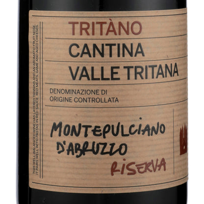 Cantina Valle Tritana Montepulciano D'Abruzzo Tritano Riserva 2019 - 750ML - Front Label