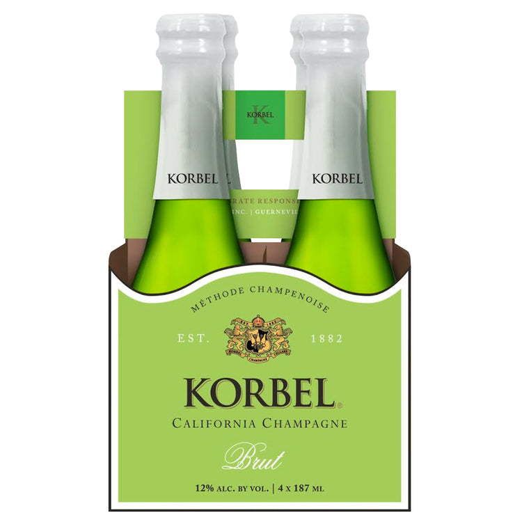 Korbel Brut California - 187ML - Front