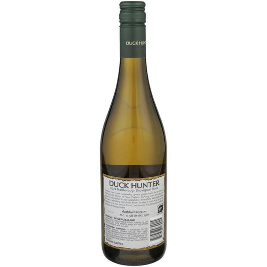 Duck Hunter Sauvignon Blanc Marlborough 2022 - 750ML - Back