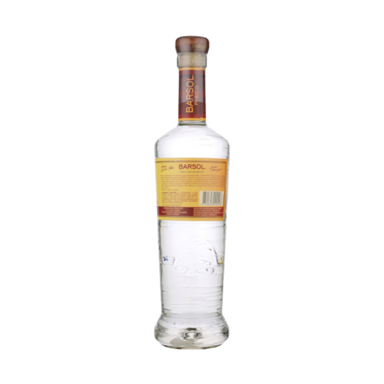 Barsol Pisco Puro Quebranta 82.6 - 700ML - Back