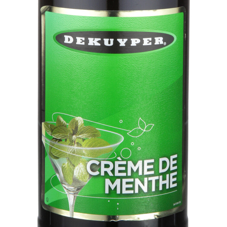 Dekuyper Creme De Menthe Green 60 - 1.0L - Front Label