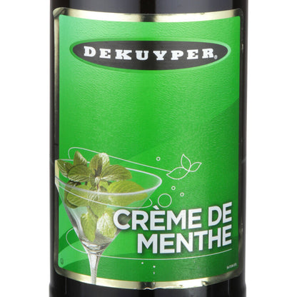 Dekuyper Creme De Menthe Green 60 - 1.0L - Front Label