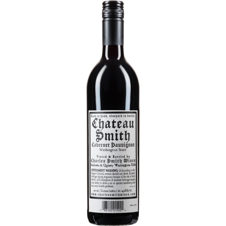 Charles Smith Wines Cabernet Sauvignon Chateau Smith Washington - 750ML - Back