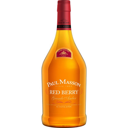 Paul Masson Red Berry Flavored Brandy Grande Amber 54 - 1.75L - Front