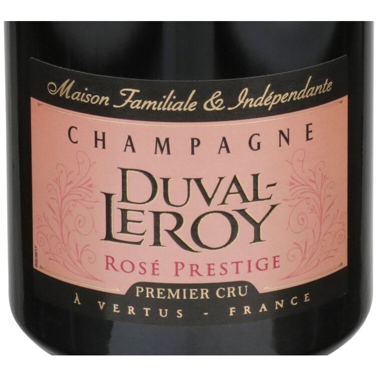 Duval Leroy Champagne Brut Rose Prestige Premier Cru - 750ML - Front Label