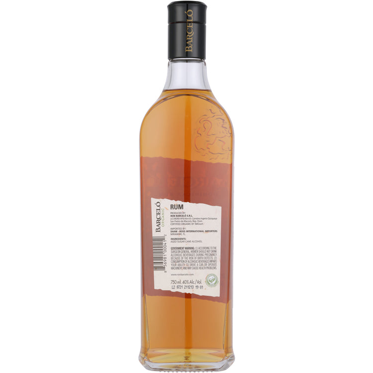 Ron Barcelo Aged Rum 80 - 750ML - Back