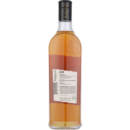 Ron Barcelo Aged Rum 80 - 750ML - Back