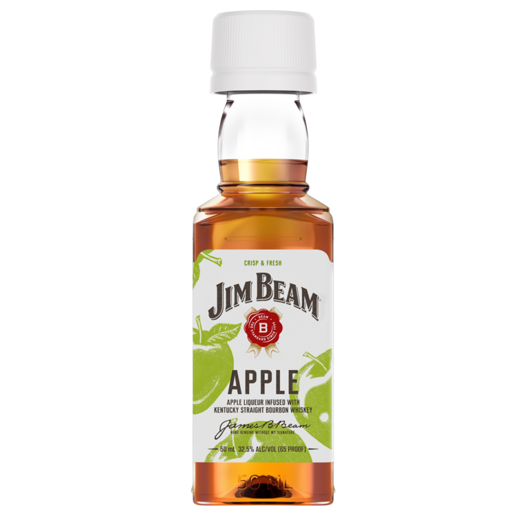 Jim Beam Apple Flavored Whiskey 65 - 50ML - Front