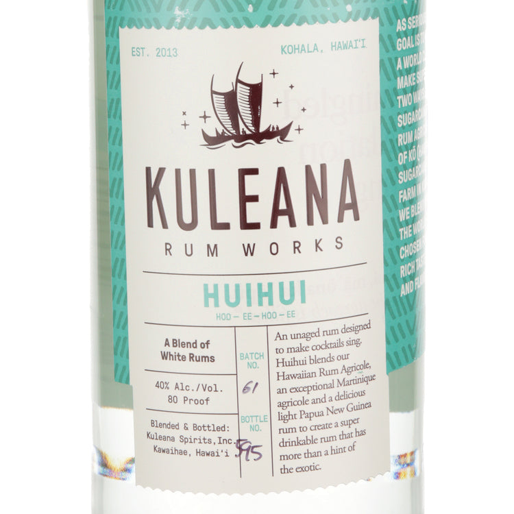 Kuleana Rum Works Rhum Agricole Hawaiian Rum Agricole 80 - 750ML