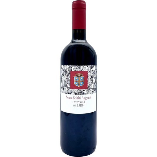 Fattoria Dei Barbi Toscana Rosso Senza Solfiti Aggiunti 2021 - 750ML - Front