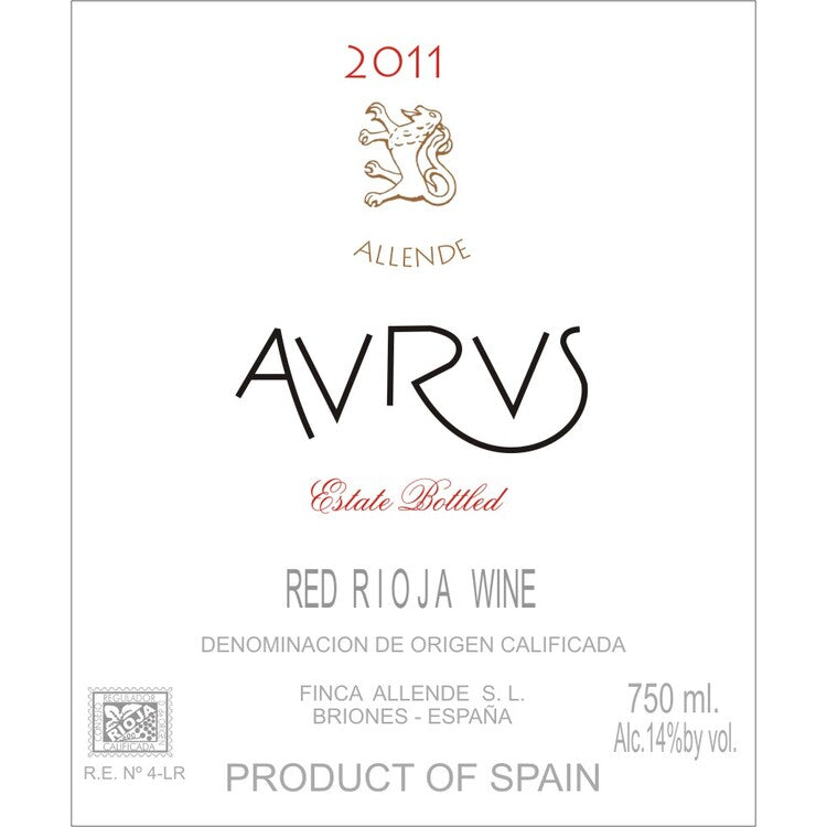 Allende Rioja Aurus 2011 - 750ML