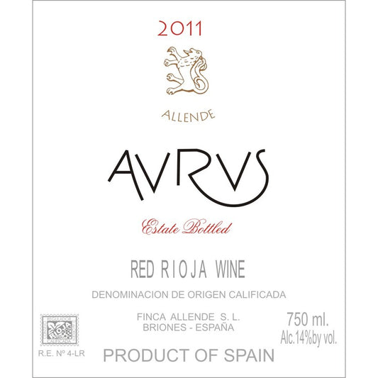 Allende Rioja Aurus 2011 - 750ML
