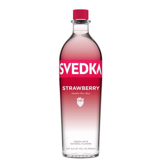 Svedka Strawberry Flavored Vodka 70 - 1.0L - Front