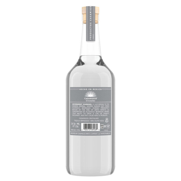 Casamigos Tequila Reposado Cristalino 80 - 1.0L - Back