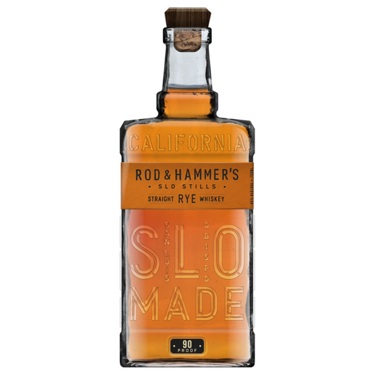 Rod & Hammer's Straight Rye Whiskey Slo Stills 90 - 750ML - Front