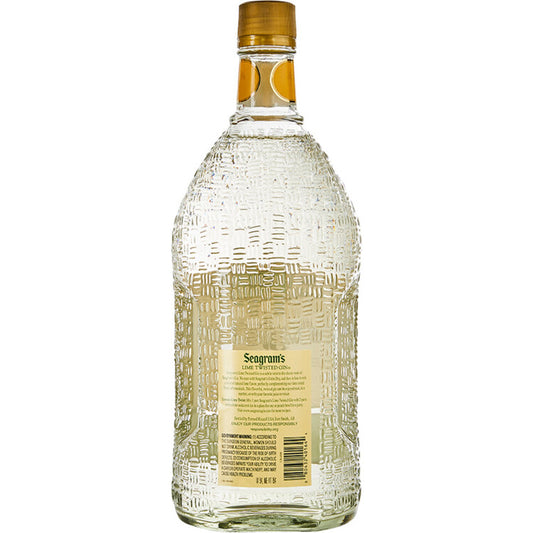 Seagram's Lime Flavored Gin Twisted 70 - 1.75L - Back