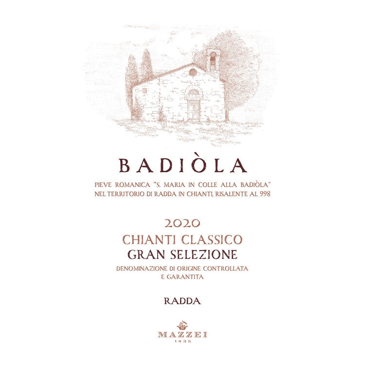 Fonterutoli Chianti Classico Badiola Gran Selezione 2020 - 750ML - Front Label