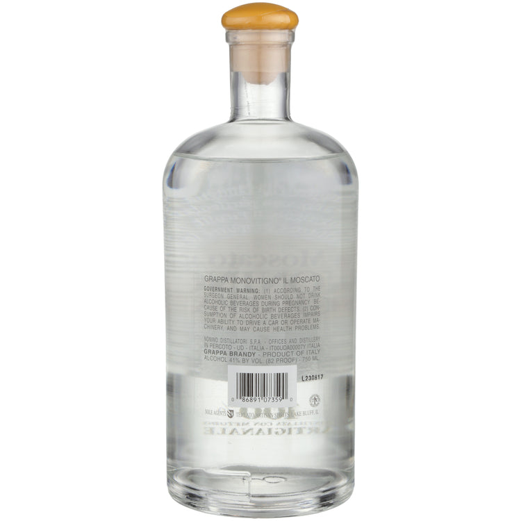 Nonino Grappa A Moscato Di Nonino Monovitigno 82 - 750ML - Back